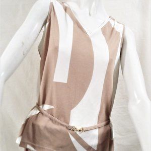 STEILMANN VESTS WITH BELT IN POLY/SPANDEX NWT